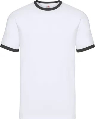 Immagine prodotto di Fruit of the Loom - T-shirt da uomo RW9801 (S) (Bianco/Nero)