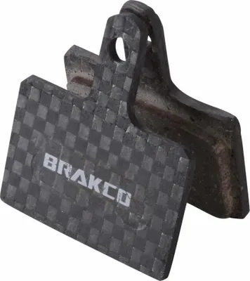 Produktbild von Brakco Bpx Carbon Deore Hydraulic Organische Scheibenbremsbeläge Schwarz Schwarz One Size