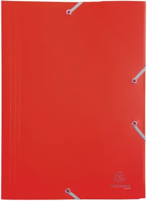 Produktbild von Exacompta PP 0,4 mm - plain Red, Rot, Polypropylene, A4