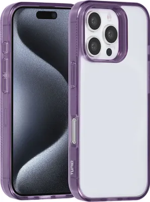 Immagine prodotto di Custodia posteriore TUNIQ per iPhone 16 Pro - Silicone - Viola
