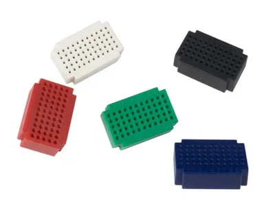 Immagine prodotto di Set Mini breadboard - 55 punti di ancoraggio - 5 Pz