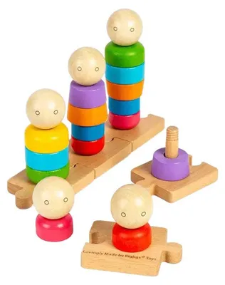 Immagine prodotto di Bigjigs Toys Famiglia Arcobaleno