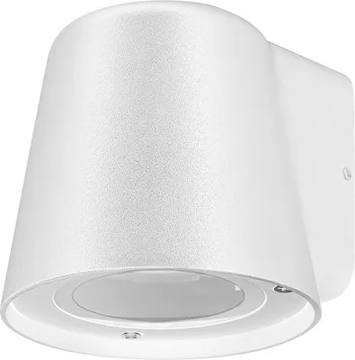 Immagine prodotto di Rabalux 7960 Mandal lampada da parete per esterni, GU10, alluminio, bianco, moderna, IP54, 10cm