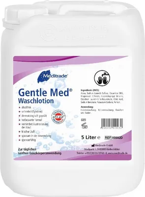 Produktbild von Gentle Med Waschlotion - 2 x 5 L Kanister - seifenfrei - spenderfähig
