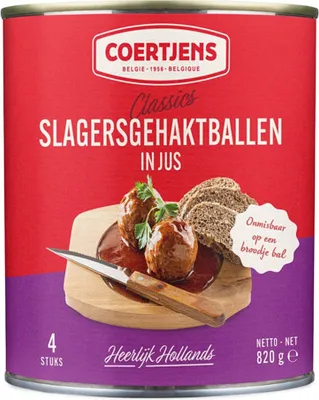 Produktbild von Coertjens - 4 Metzger Fleischbällchen - 820g