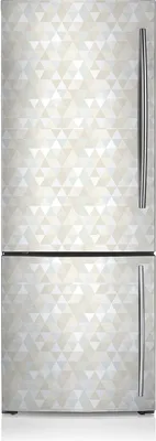 Produktbild von Kühlschrankmagne Kühlschrank Magnetfolie Dekoration 60x190 cm - Dreiecke-Muster
