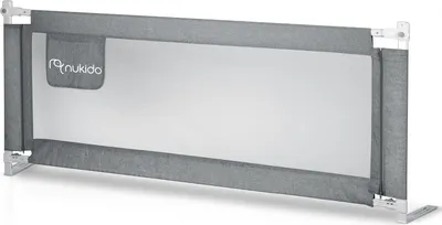 Immagine prodotto di Nukido NK-227, barriera di sicurezza per letto, 160 cm, grigio