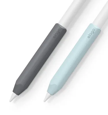 Produktbild von Elago Pencil Grip für Apple Pencil / Apple Pencil Pro Dunkelgrau & Minze