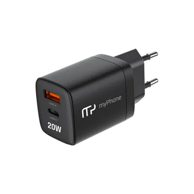 Obrázok produktu pre Sieťová nabíjačka myPhone SwiftCharge Duo čierna