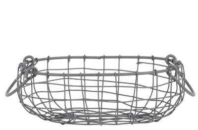 Produktbild von Esschert Design Ovaler Drahtkorb Braun 27 cm