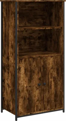 Produktbild von Highboard Räuchereiche 62x36x121,5 cm Holzwerkstoff