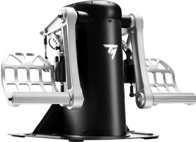 Produktbild von Thrustmaster TPR Rudder, Flugsimulation, PC, Analog, Verkabelt, USB, Schwarz, Silber