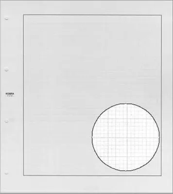 Produktbild von 10x KOBRA-Blankoblatt, mit Netzdruck Nr. V2E