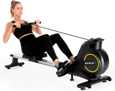 Produktbild von Rudertrainer - Rudermaschine - Fitnessgerät - Heimfitnessstudio - Kardiovaskuläres Trainingsgerät - Klappbares Design