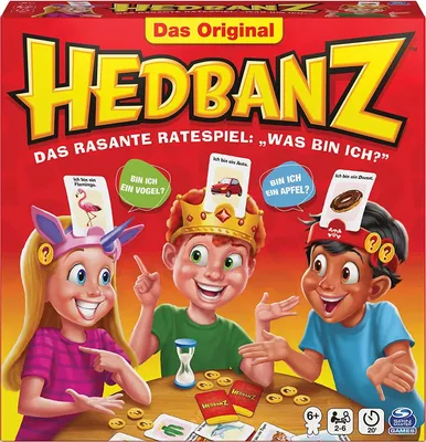 Produktbild von Spin Master 32175 - Hedbanz Refresh - Unterhaltungsspiel