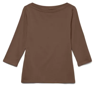 Immagine prodotto di Vero Moda 5715905748869, maglia, adulto, donna, taglia S, vestibilità regolare, marrone / marrone cioccolato