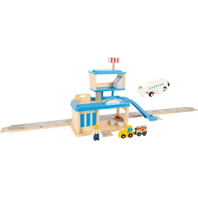 Produktbild von Small Foot World 10893 Flughafen mit Zubehör, 22-teilig (1 Set)