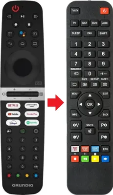 Produktbild von Fernbedienung passend für GRUNDIG 43GGF6950B
