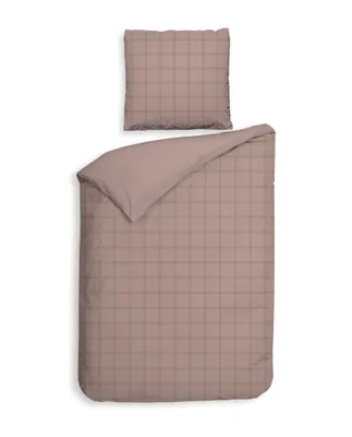 Produktbild von Heckett and Lane Diamante Bettwäsche 135 Rose Tan Bettwäsche 1 x Bettbezug 135x200 + 1 x Kopfkissenbezug 80x80 Rose-Tan  rosa