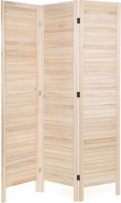Produktbild von RAUMTEILER "COTTAGE" | 3-teilig, Holz | Paravent | Farbe: natur