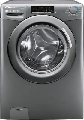 Image de Candy Smart Inverter CSWS496TWMRRE/FR, remplissage frontal, debout, anthracite, gauche, anthracite, tactile
