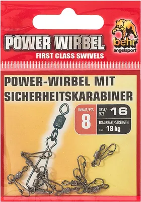 Produktbild von Wirbel mit Sicherheitskarabiner Gr. 16