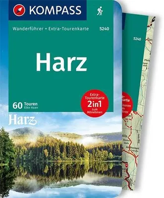 Produktbild von KOMPASS Wanderführer 5240 Harz