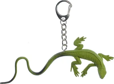 Produktbild von Waran Schlüsselanhänger Anhänger Schlüsselring Echse Eidechse Gecko grün
