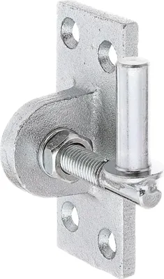 Immagine prodotto di Alberts 318239 Morsetto a vite, regolabile di 20 mm, zincato, passivato con pellicola spessa, Ø13 mm, piastra 105 x 45 mm