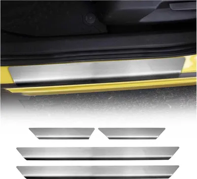 Zdjęcie produktu dla Progi drzwi do Nissan X-Trail 2001-2007 stal nierdzewna srebrny 2x