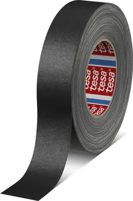 Produktbild von 4 Rollen tesaband 4661 Kunstoffbeschichtetes Universal-Gewebeklebeband, 50 m x 38 mm, schwarz