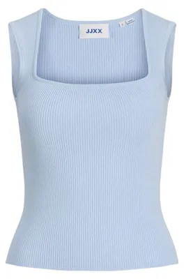 Immagine prodotto di Maglia a collo quadrato da donna JJXX, modello Jxposie, colore Skyway, taglia X-Large