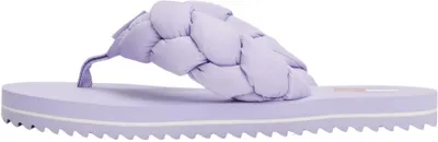Produktbild von Tommy Jeans Damen Flip Flops Braided Beach Sandal mit Flecht-Detail, Violett (Pa