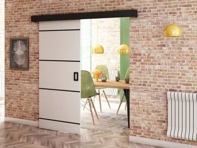 Produktbild von Schiebetür BORISA 3 – 90 cm, weiß