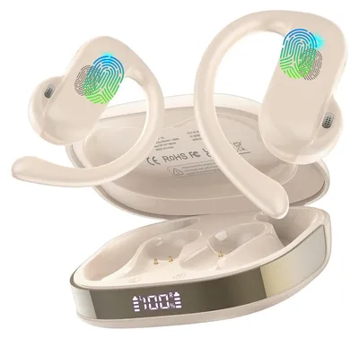 Produktbild von Open Ear Kopfhörer Bluetooth Stereo 2026 Kopfhörer Kabellos Bluetooth mit ENC Noise Cancelling Mic 42Std Ohrhörer mit Ohrhaken IPX7 Wasserdicht