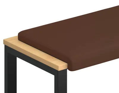 Immagine prodotto di vidaXL Cuscino da banco in ecopelle, colore marrone, profondità 35 cm