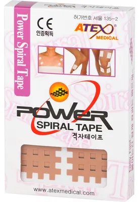 Produktbild von ATEX Gittertape Power Spiral Tape 36 x 28 mm, 120 St. Pflaster