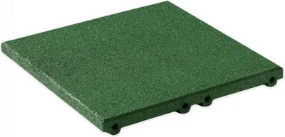 Produktbild von Fallschutzplatte / Gummimatte 500x500x40mm grün