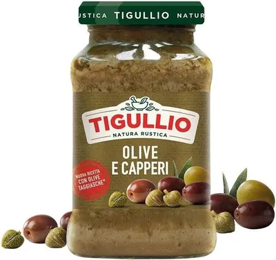Produktbild von Star Tigullio GranPesto Pesto Olive e Mandorle Oliven & Mandeln 190g Sauce Soße in Glas