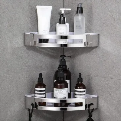 Immagine prodotto di Famanu - Scaffale angolare per doccia, ideale per bagno e cucina - 21,7 x 21,7 x 4,7 cm