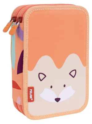 Immagine prodotto di Astuccio per matite Milan Filled Double Decker Fun Animals Serie Speciale Arancione Uomo Arancione Taglia unica