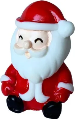 Image de Habarri | Figurine miniature - Figurine pour maison miniature - Père Noël - Figurine pour enfants à partir de 3 ans