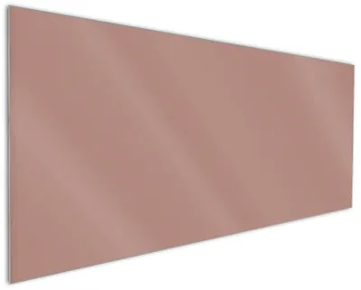 Produktbild von Wallario Küchenrückwand aus Glas, Größe: 125 x 50 cm, Motiv: Pastellpink | Spritzschutz | abwischbar | pflegeleicht | in