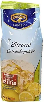 Produktbild von Krüger cytrynowy napój instant w proszku na 12 litrów napoju 1000g