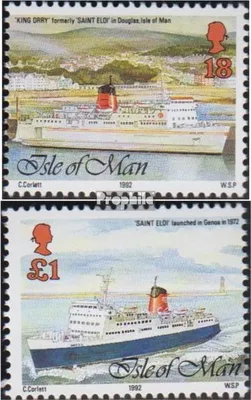 Produktbild von Briefmarken GB - Isle of Man 1992 Mi 521-522 (kompl.Ausg.) postfrisch Briefmarkenausstellung