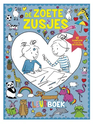 Immagine prodotto di Prenota un libro da colorare per sorelline con più di 100 adesivi | 2 pezzi