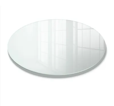 Produktbild von Tischplatte Aus Milchglas – Ø60 cm – Küchenarbeitsplatte Glas – Hochwertig Glas – Hitzebeständig