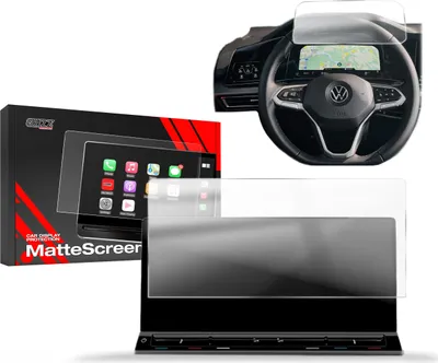 Produktbild von Matte Autodisplayfolie 2in1 für Volkswagen Multivan T7 10" (2021-2024), Grizz Protector