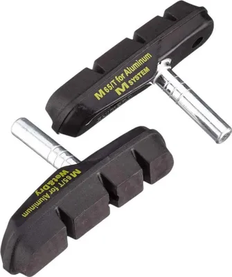 Obrázok produktu pre SHIMANO M65T Cantileverbremsschuhe für BRM560/561/290/MC32/31/30/15/12/11, schwarz/silber (1 Paar)