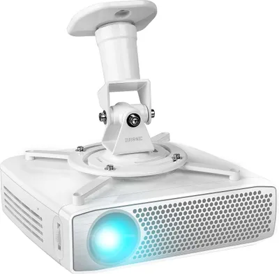 Produktbild von Duronic PB07XB Beamer Halterung | Projektor Halterung | Universal Wandhalterung | Halterung für Video-Projektor | drehbar und schwenkbar | Heimkino | Traglast bis zu 10 kg | 360° Rotation